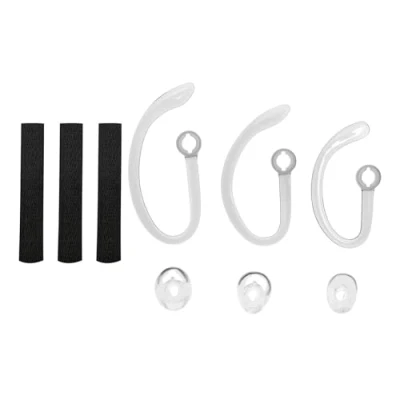 Immagine di Set di 3 auricolari ricambio per auricolari, in silicone, compatibili con Plantronics CS540 Savi W440 W740