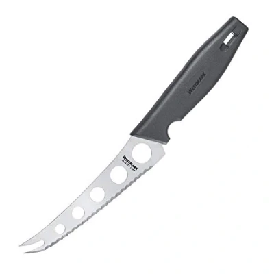 Immagine di Westmark Coltello da formaggio professionale, Lunghezza lama: 13,5 cm, Lunghezza: 25 Acciaio inox/Plastica, Master Line, Nero/Argento, 13562270
