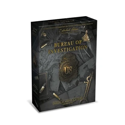 Immagine di Asmodee Sherlock Holmes Consulente Investigativo: Bureau of Investigation Indagini ad Arkham e Altrove Gioco da Tavolo Investigativo, 1 8 Giocatori, 14+ Anni, Edizione in Italiano