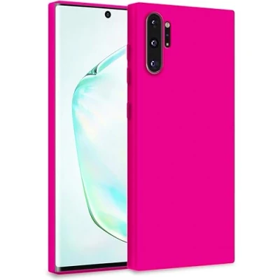 Immagine di MyGadget Cover per Samsung Galaxy Note 10 Plus Custodia in Silicone Morbido a Doppio Strato Case con Protezione Fotocamera &amp; Fodera Interna Antigraffio Magenta Rosso