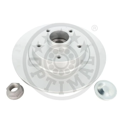 Immagine di OPTIMAL 702976BS7 Disco freno 274, 274 11 5/5 pieno rivestito con cuscinetto ruota integrato, sensore ABS integrato RENAULT: GRAND SCENIC 3