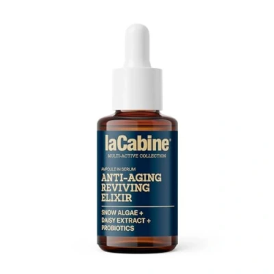 Immagine di laCabine anti Aging Reviving Elixir Serum Siero età che riduce le rughe, il tono della pelle non uniforme e la mancanza di luminosità Con Alghe Neve, Fiori Margherite Probiotici