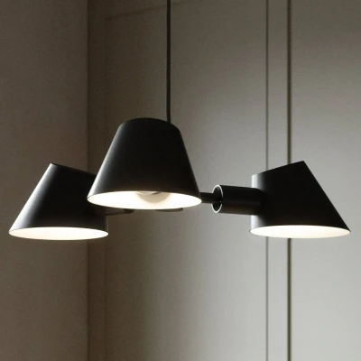 Immagine di DFTP by Nordlux Lampada a sospensione Stay, 3 luci, nero