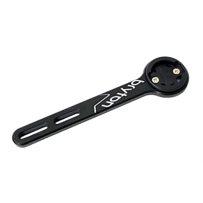 Immagine di BRYTON Staffa Frontale Race Mount in Alluminio, è progettato per manubri integrati, compatibile con i modelli Rider, Nero