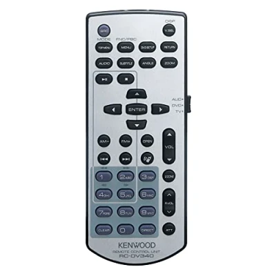 Immagine di KENWOOD KCA RCDV340, telecomando a infrarossi wireless multifunzionale per sistemi multimediali e navigazioni