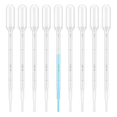Immagine di G2PLUS 100PCS Pipette Pipetta di Trasferimento in Plastica 1ML Contagocce per Trasferire Profumo,Olio Essenziale,Vernice Acrilica e Laboratorio