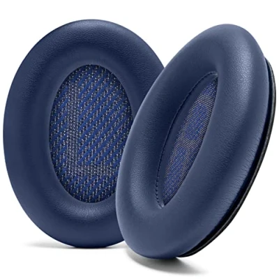 Immagine di WC Wicked Cushions Cuscinetti auricolari di ricambio extra spessi per cuffie Bose QC45 (QuietComfort 45) Midnight Blue