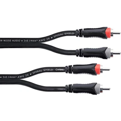 Immagine di Cordial ELEMENTS EU 3 CC,Cavo Sbilanciato Stereo, 2x RCA Maschio/2x Maschio m
