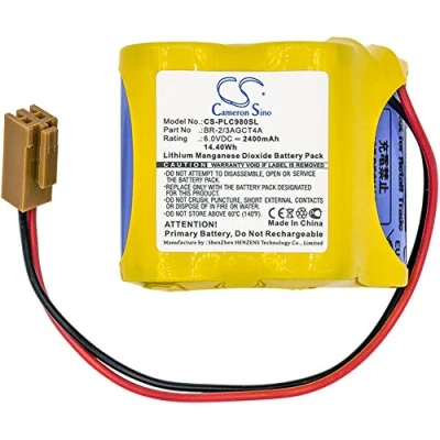 Immagine di CS PLC980SL Batterie 2400mAh compatibile con [Fanuc] 18 T series programmable logic controllers, ALPHA iSV CNC system amplifiers, BETA iSVSP Rob