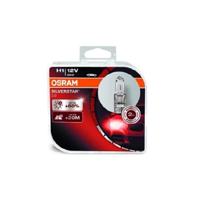 Immagine di Osram 64150SV2 HCB Silverstar 2.0 H1 Lampada Alogena per Proiettori, Duobox