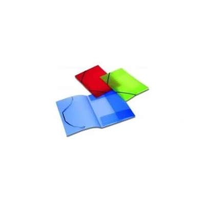 Immagine di Fellowes 40131 Cartellina con Elastico Incrociato, Trasparente/Rosso