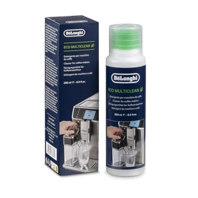 Immagine di De&#039;Longhi Eco Detergente Multipulito per Pulizia della Caraffa Latte di Macchine Automatica Caffè in Chicchi, e Componenti Tutte le da Caffè, Biodegradabile, DLSC550, 250 ml