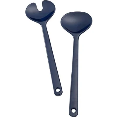 Immagine di BRUNNER 0830039N.C8C Set Posate per Insalata Melamina, Design Blu Cosmic