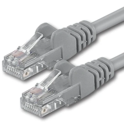 Immagine di 1aTTack.de 1m grigio 1 pezzo Rete Cavi Cat6 CAT 6 250MHz non contiene alogeni compatibile con 5e / CAT6a CAT7 10/100 1000/10000 Mbit/s