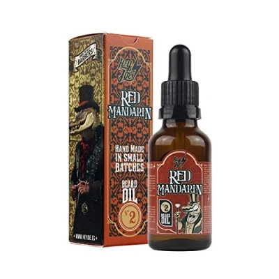 Immagine di Hey Joe Beard Oil parallele rete Mandarin 30 ml Olio per Barba con argan, Jojoba e Macadamia. Aroma Mandarino