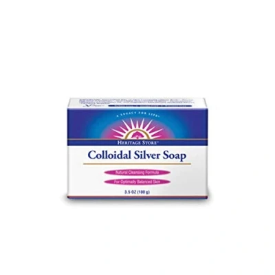 Immagine di Heritage Store Sapone d&#039;argento colloidale, 9,2 g