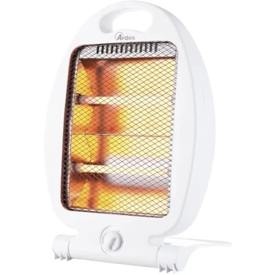 Immagine di ARDES AR435C Stufa al Quarzo FLEXO MINI Ripiegabile Riscaldamento a Irraggiamento 2 Potenze 400W/800W Compatta Ideale Per Stanze Piccole