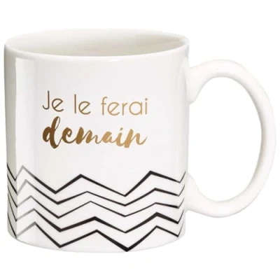 Immagine di Draeger Tazza originale da tè offrire in regalo ai vostri cari caffè fine porcellana 350 ml 8 cm di diametro x 8,5 altezza lo farò domani