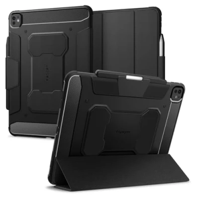 Immagine di Spigen Cover Rugged Armor Pro Compatibile con iPad 13 pollici (2024) 7a Generazione M4 Nero