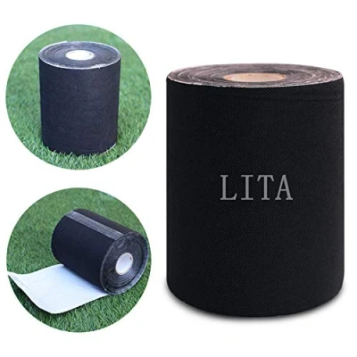 Immagine di LITA Nastro Autoadesivo per Cucitura in Erba Artificiale Sintetica giunture Collegamento di Tappeto Verde Tappetino da Giardino, (15CM X 20M)