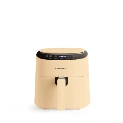 Immagine di CREATE/FRYER AIR PRO COMPACT/Friggitrice ad aria Senza olio 3,5L Sabbia / 8 Programmi, Schermo di visione angolare, e grasso, Sistema circolazione dell&#039;aria a 360º, 1300W