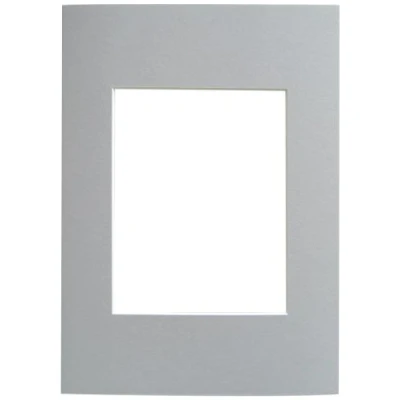 Immagine di walther design passe partouts grigio per dimensioni cornice: 13 x 18 cm, immagine: 9 cm passepartouts PA318D