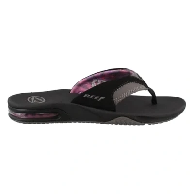 Immagine di Reef Fanning, Infradito Donna, Multicolore (Black/Grey Bla), 38.5 EU