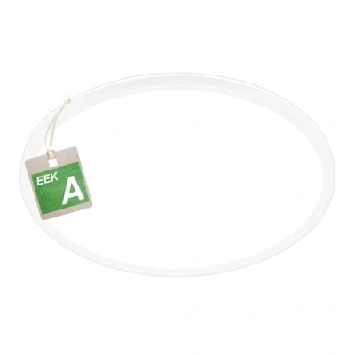 Immagine di BRILONER EEK a lampada da soffitto LED Efficiente con 14W 3000lm, circa 50.000h di luce, piatta, luce indiretta, LED, plafoniera soggiorno, 42x3 cm, bianco