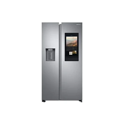 Immagine di Samsung Frigorifero Side By con Family hub™ RS6HA8891SL/EF, Libera installazione, Dispenser dell&#039;acqua, Twin Cooling Plus™, Wifi, 614L, 91l x 178h 72p cm