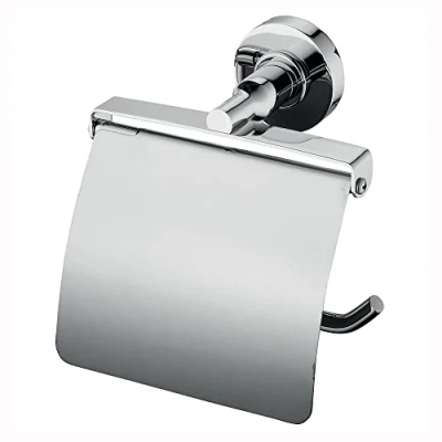Immagine di Ideal Standard A9127AA Serie IOM portarotolo con copertura per installazione a parete, cromato