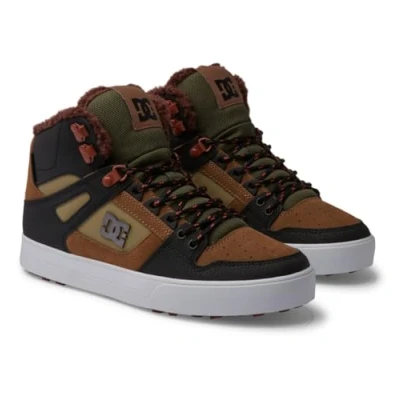 Immagine di DC Shoes Pure High Top WC WNT, Scarpe da Ginnastica Uomo, Marrone Verde, 43 EU