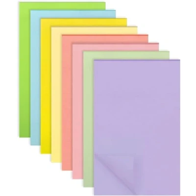 Immagine di Note adesive colorate, 400 fogli, 8 colori, autoadesive, 100 x 150 mm, per ufficio, casa, scuola, riunione
