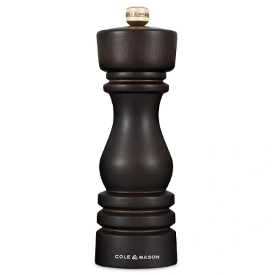 Immagine di Cole &amp; Mason H233078 London Legno di Cioccolato Macina Sale, Precision+/Macinatura Regolabile, Faggio, 180mm, Include 1 x Macinino, Garanzia a Vita sul Meccanismo