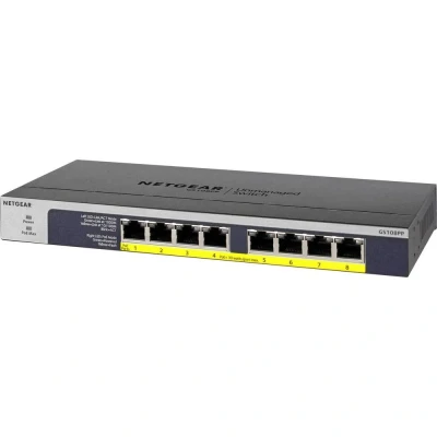 Immagine di NETGEAR GS108PP Non gestito Gigabit Ethernet 100EUS