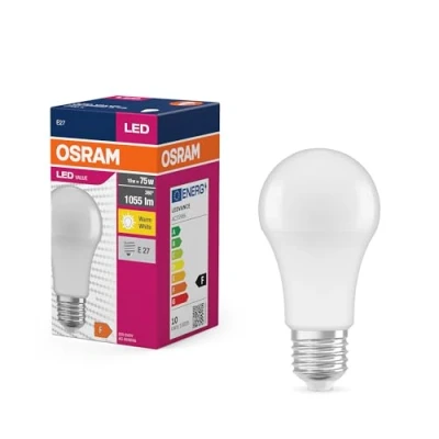 Immagine di OSRAM 4099854109874 LED (monocolore) ERP F (A G) E27 Forma di bulbo 10 W = 75 Bianco caldo (Ø x A) 60 mm 109 1 pz.