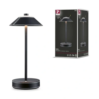 Immagine di Paulmann Pellini 71173 Lampada da tavolo a batteria LED (monocolore) 2 W Nero, Nero (opaco)