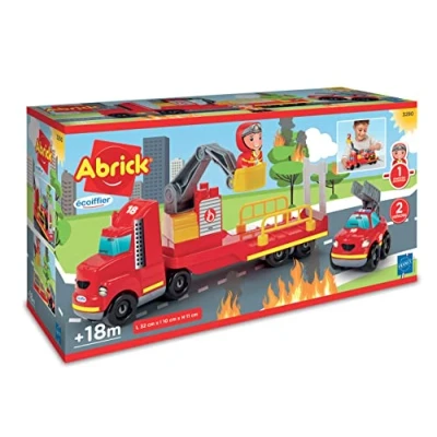 Immagine di Ecoiffier Giocattoli 3290 Intervention Pompier Abrick Gioco di costruzione per bambini a partire dai 18 mesi Made in France