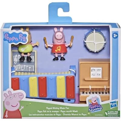 Immagine di Hasbro Peppa Pig Il Pianoforte di Pig, Playset per età prescolare, con 2 personaggi e 5 accessori, bambini dai 3 anni in su