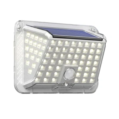 Immagine di Voltix Luce solare led esterno 90 LED, Faretto da solare, 3 Modalità con Sensore di Movimento, Lampada Parete Impermeabile IP65 per Giardino, Patio e Garage (1)