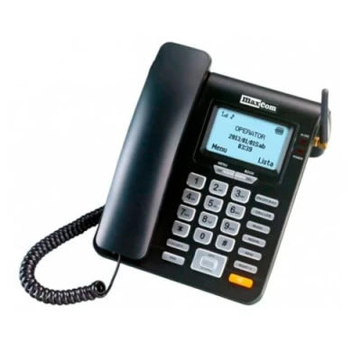 Immagine di Maxcom teléfono fijo gsm de escritorio con tarjeta sim función sms ,se #3715