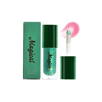 Immagine di Pakivs Color Changing Lip Gloss Oil Colorato, Magic PH Change Stain, balsamo per labbra nutriente a lunga durata, donne