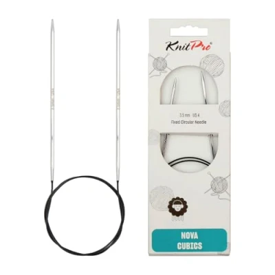 Immagine di KnitPro Piatto, Ottone, Argento, 3,50 mm