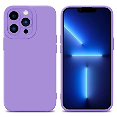 Immagine di Cadorabo Custodia compatibile con Apple iPhone 12 PRO in FLUID VIOLA CHIARO Coperchio protettivo silicone TPU flessibile