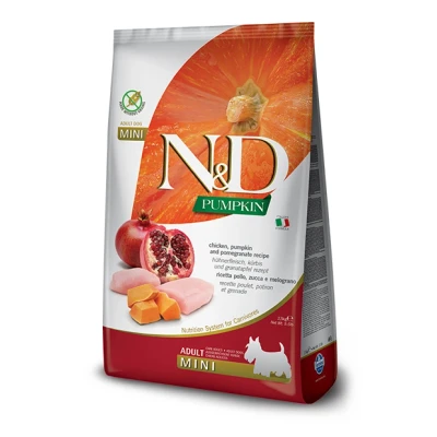 Immagine di Natural &amp; Delicious Pumpkin Grain Free Adult Mini con Pollo, Zucca e Melograno 800GR