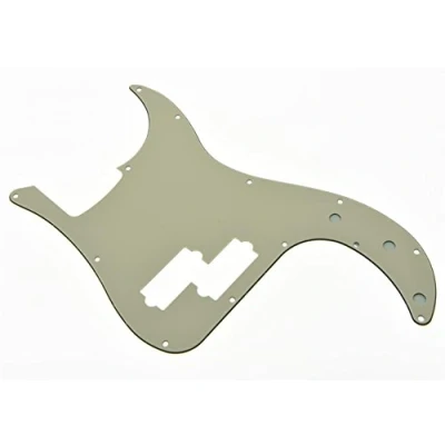 Immagine di KAISH Battipenna a 13 fori P Bass Style PB Scratch Plate per USA/Messico Precision invecchiato bianco 3 strati