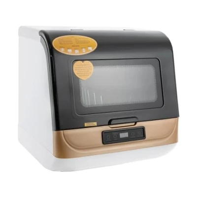 Immagine di lavastoviglie portatile, mini con capacità 4 6 set, da tavolo compatta senza collegamento acqua, per cucina, camper e campeggio