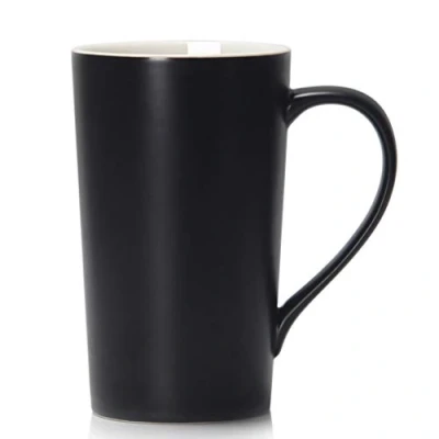 Immagine di Smilatte M007 Tazza da caffè extra large, in ceramica, con manico per papà, uomo, colore: nero