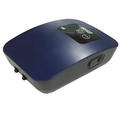 Immagine di Amtra Air System 120 Ups Aeratore acquario silenzioso, inclusi 2 kit aerazione per acquario, durata batteria 20 ore, litri/h uscite