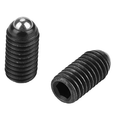 Immagine di 10pcs M8 Hex Socket Ball Spring Stantuffi Set filettatura a vite Sfera stantuffo in acciaio al carbonio stantuffo(M8*16)