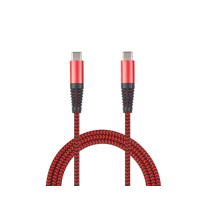 Immagine di 2GO Cavo di ricaricacavo dati USB Type C a C, Cavetto Tipo 100 cm, rosso